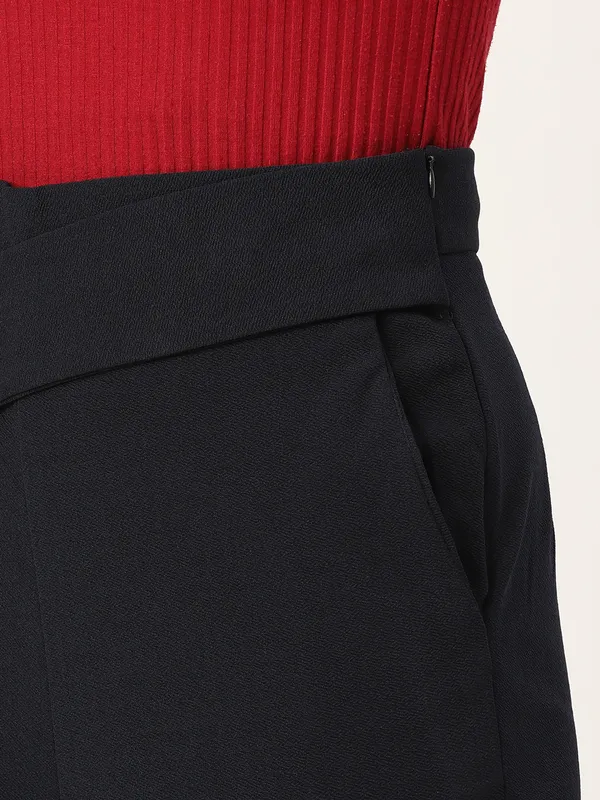 Zastraa_Women_Navy_Blue_Solid_Smart_High-Rise_Parallel_Trousers