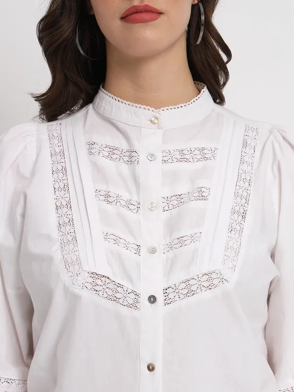 White_Pure_Cotton_Shirt_For_Women
