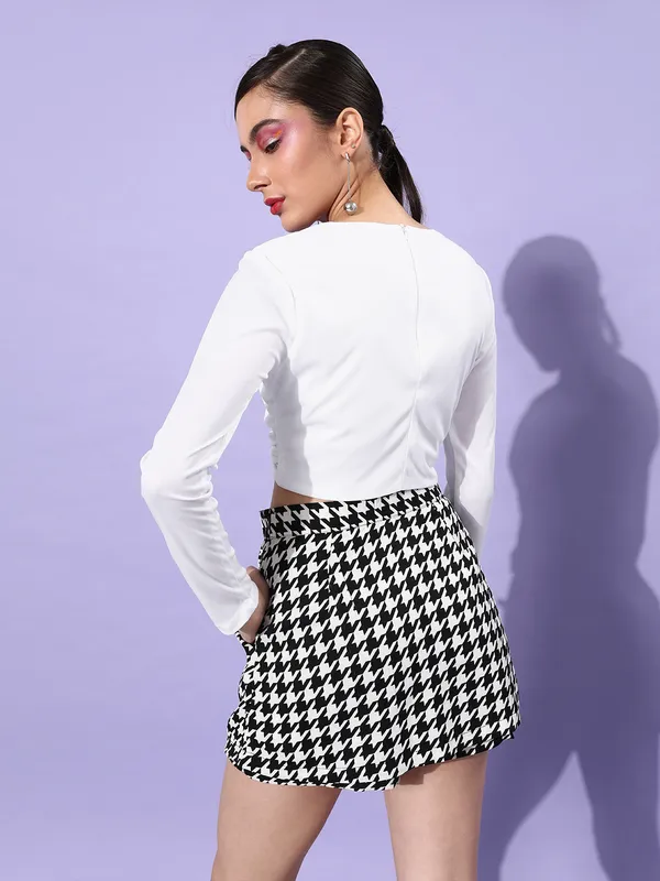 Women_White_Western_Crop_Top