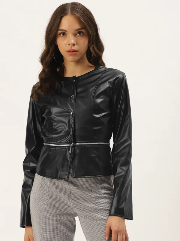 Women_Black_Solid_Biker_Style_Jacket