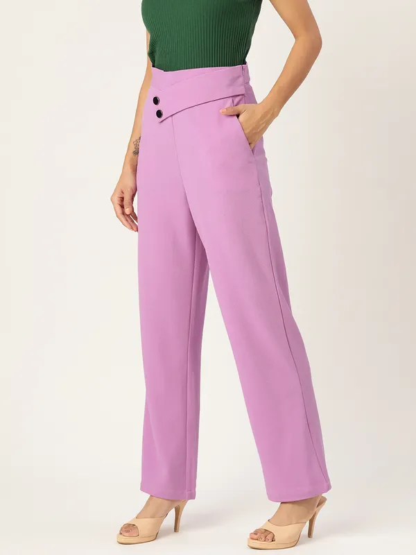 Zastraa_Women_Lavender_Smart_High-Rise_Parallel_Trousers