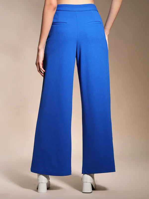 Zastraa_Wrap_Up_Royal_Blue_Wide_Leg_Korean_Pants