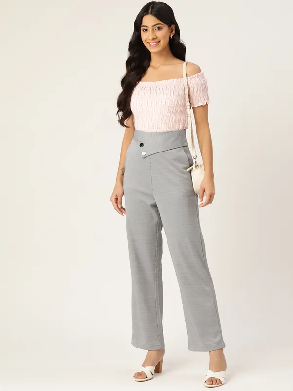 Zastraa_Women_Checked_Smart_High-Rise_Easy_Wash_Trousers
