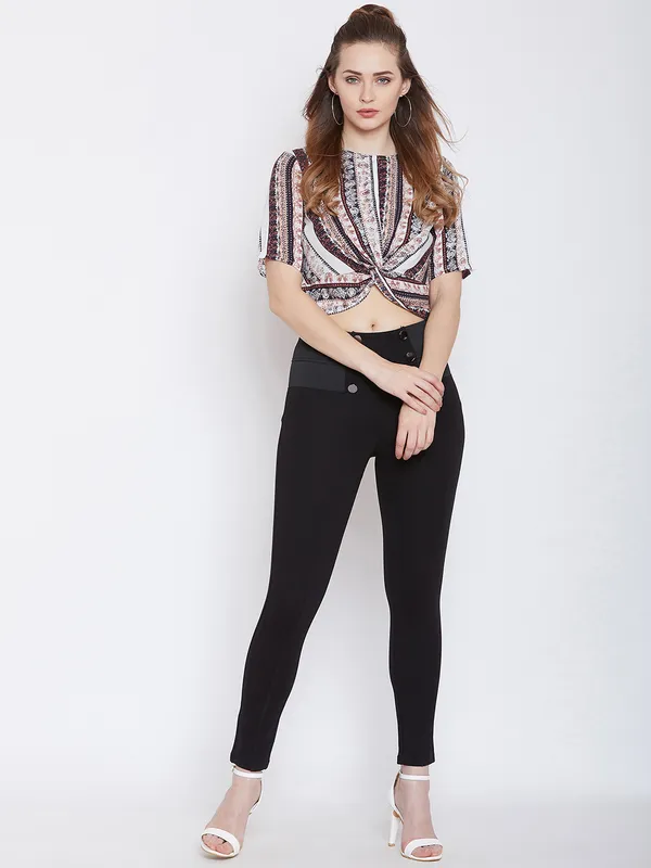 White_Ethnic_Fusion_Crop_Top