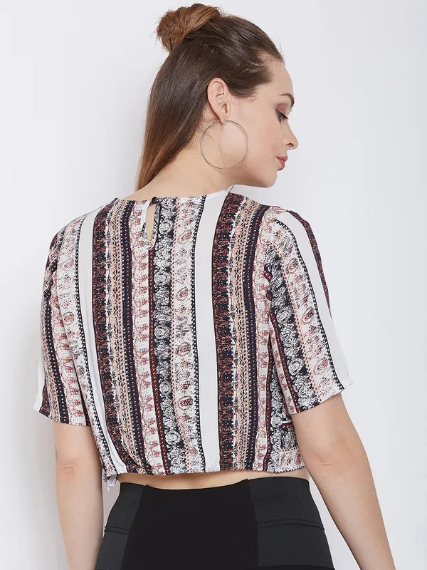White_Ethnic_Fusion_Crop_Top
