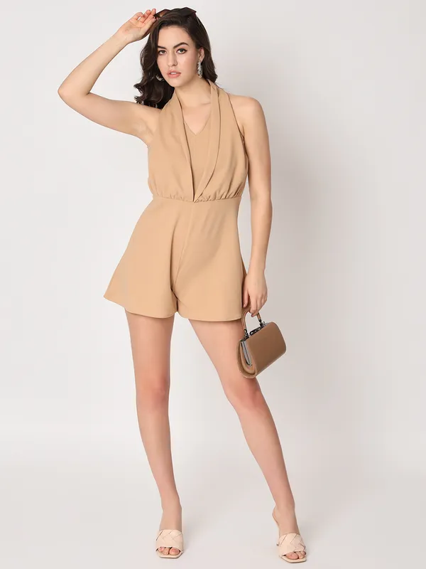 Zastraa_Nude-Coloured_Halter_Neck_Playsuit