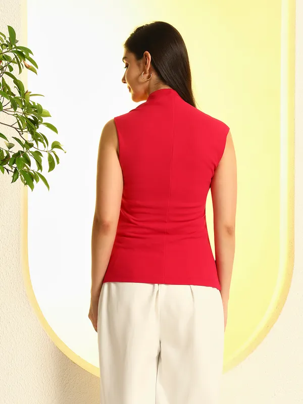 DRAPED_SCUBA_STRETCHABLE_TOP