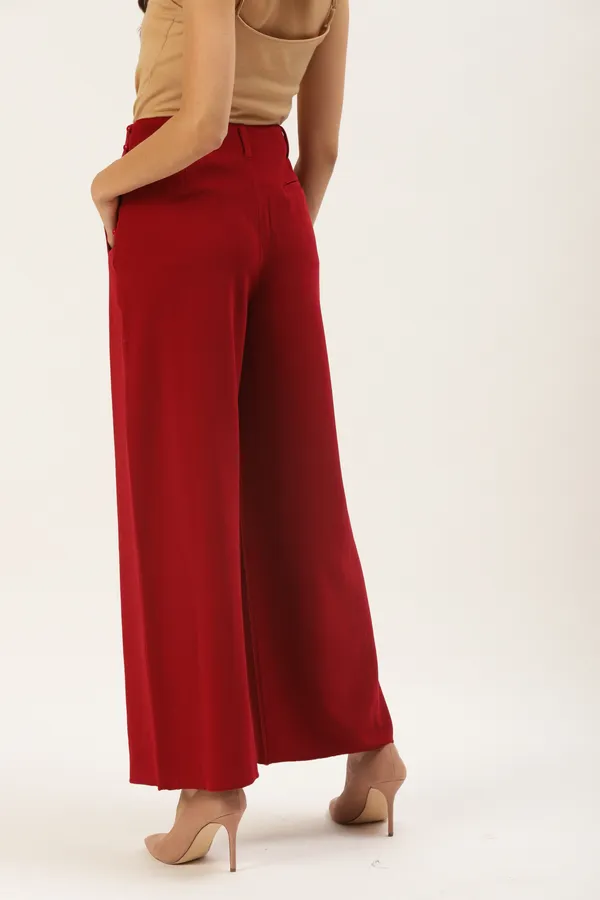 Zastraa_Women_Red_Solid_Flared_Culottes_Trousers