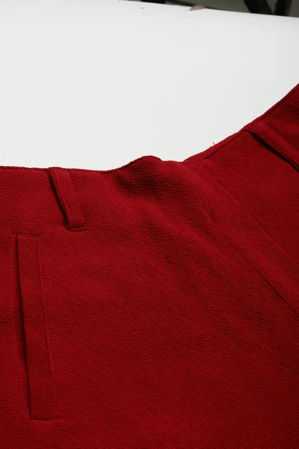 Zastraa_Slim_Fit_Women_Red_Trousers