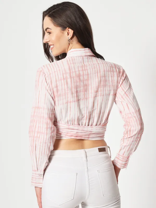 Zastraa_Off_White_Modern_Slim_Fit_Striped_Casual_Shirt