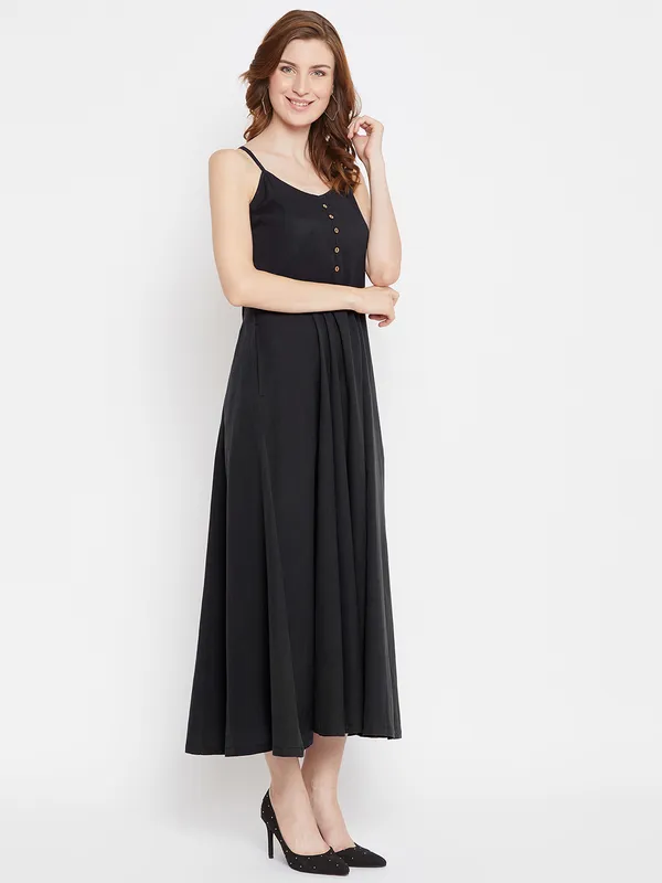 Black_Solid_Cotton_Maxi_Dress