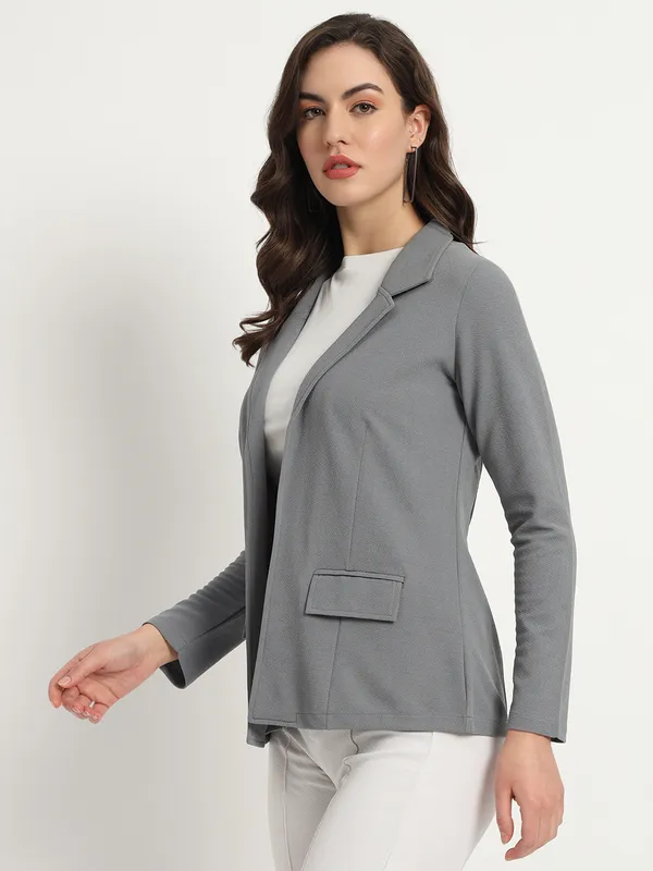 Grey_Polyester_Coat_For_Women