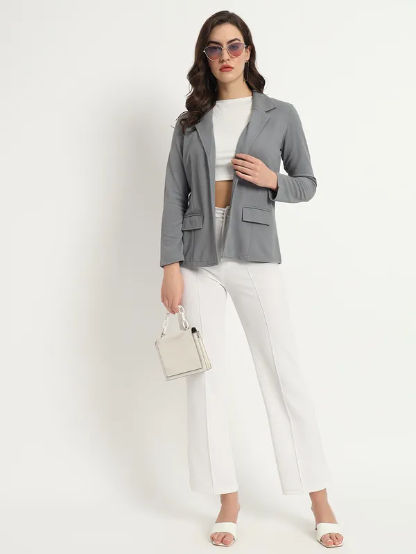 Grey_Polyester_Coat_For_Women