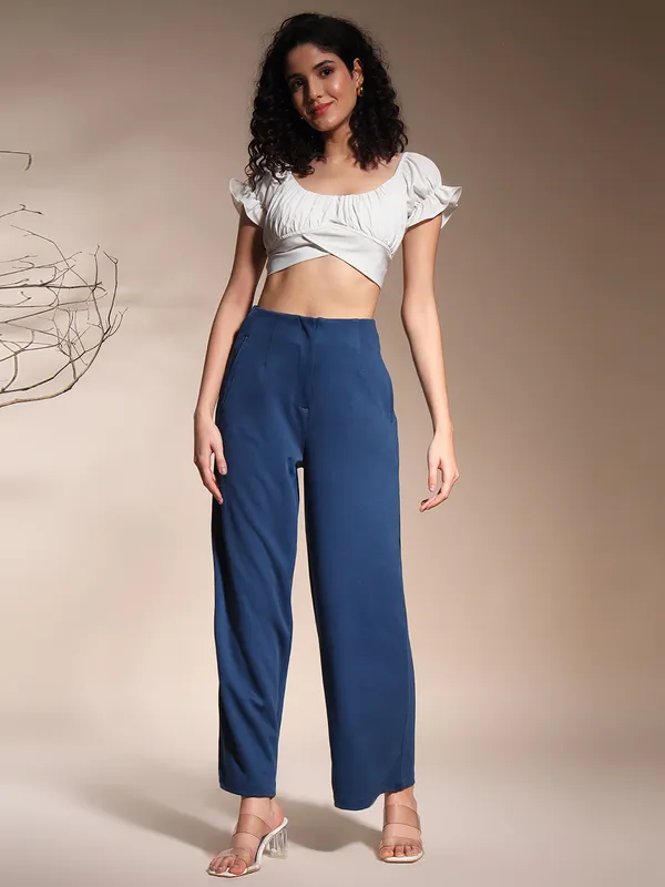 Zastraa_Denim_Blue_High_Waist_Culotte_Trouser