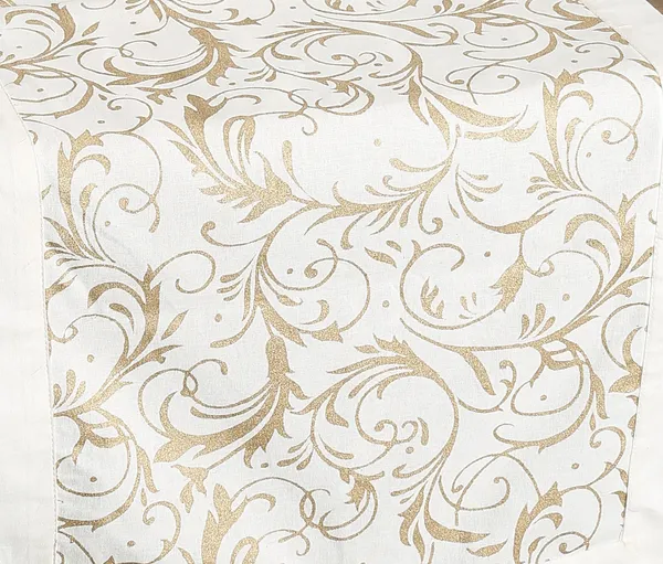 Pack_of_5,_7_&_9_Pieces_Cotton_White_Gold_Printed_Table_Runner_With_Place_Mat_for_Dining_&_Center_Table