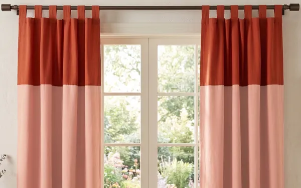 Pack_of_2_Piece_Cotton_Coral_Solid_Sheer_Summer_fun_Colorful_Tab_Top_Curtain_Set_for_Door_Curtain-For_Bedroom_and_Living_Room