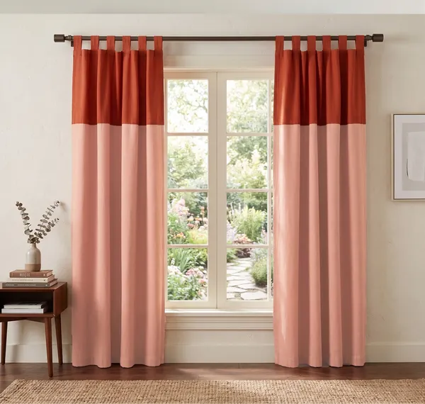 Pack_of_2_Piece_Cotton_Coral_Solid_Sheer_Summer_fun_Colorful_Tab_Top_Curtain_Set_for_Door_Curtain-For_Bedroom_and_Living_Room