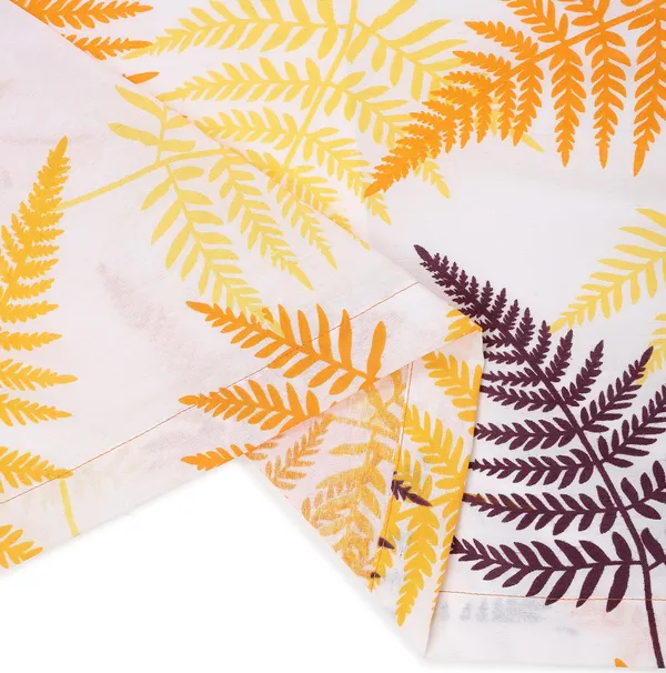Pack_of_3_Pieces_Cotton_Saftey_Orange_Rosy_Reflections_Printed_Eyelet_Curtain_Set_For_Bedroom_and_Living_Room