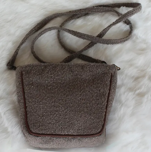 Pack_of_1_Piece_Polyester_Grey_Delta_Boucle_Collection_Sling_Bag__for_Girl_and_Women