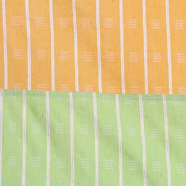 Pack_of_2_&_3_Pieces_PolyCotton_Yellow_Green_Check_Reflection_Bedsheet_Collection_With_Pillow_Cover-For_Bedroom