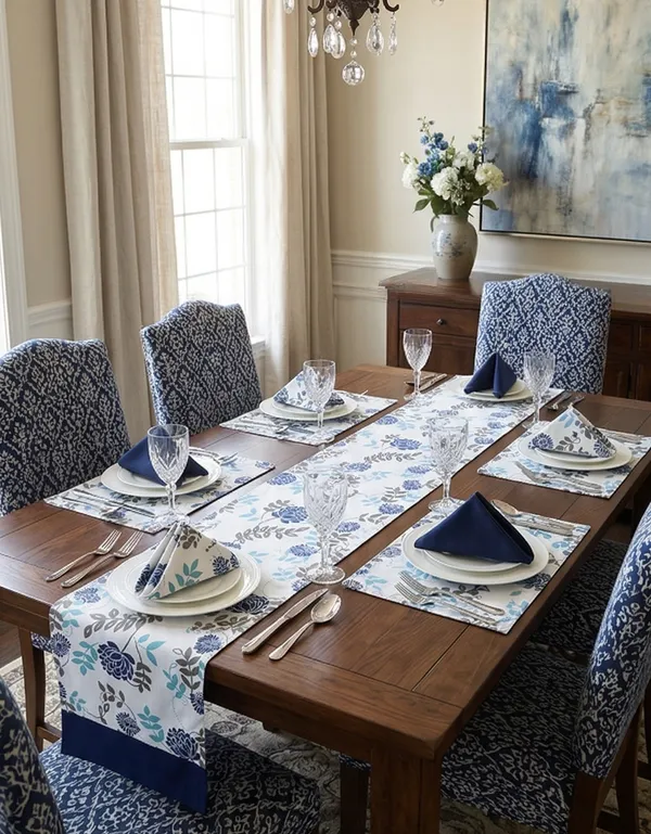 Cotton_Floral_Printed_Navy_Blue_Table_Runner_With_Place_Mat_and_Napkin-Dining_&_Center_Table_for_Decoration_and_Party
