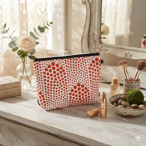 Pack_of_1_Piece_Cotton_Orange_Bubble_Printed_Multi_Utility_Pouch_for_Travel_and_Storage