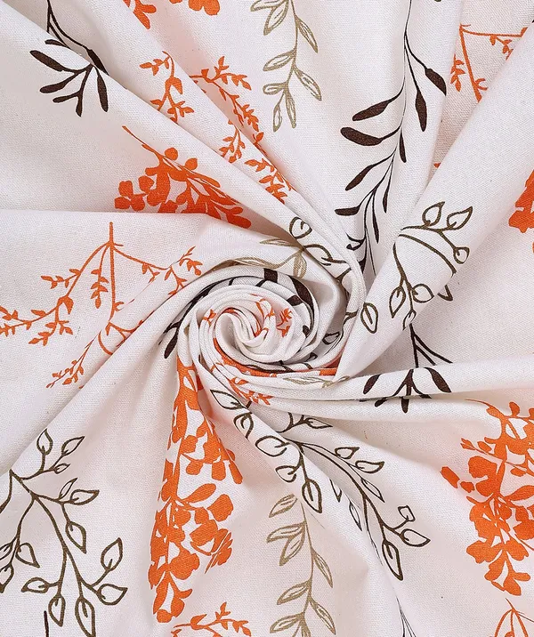 Pack_of_3_Pieces_Cotton_Saftey_Orange_Bloom_Bliss_Printed_Collection_Tab_Top_Curtain_Set_For_Bedroom_and_Living_Room
