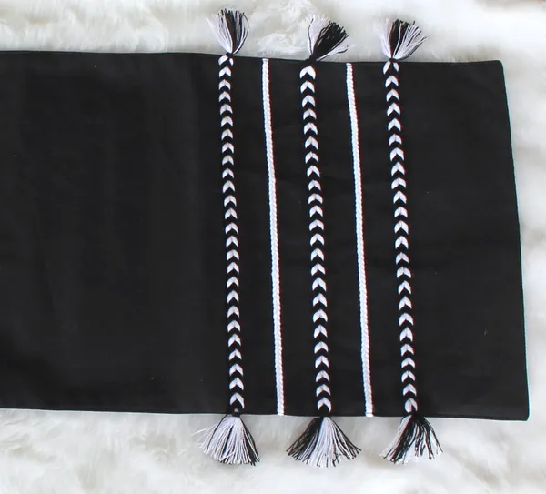 Pack_of_1_Piece_Cotton_Midnight_Black_Boho_Tassel_Collection_Table_Runner-For_Dining_&_Center_Table