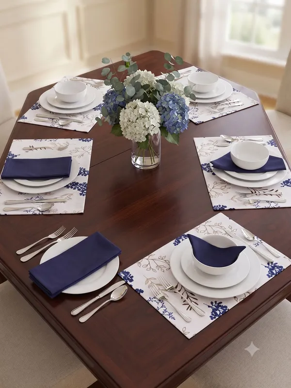 Pack_of_18_Pieces_Cotton_Blue_Bloom_Bliss_Printed_Collection_Place_Mat_With_Napkin-For_Dinning_Table,_Center_Room_and_Kitchen