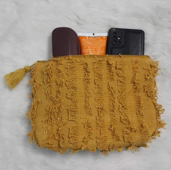 Pack_of_1_Piece_Cotton_Yellow_Boho_Fringes_Collection_Multi_Utility_Pouch_for_Men,_Women,_Girl,_Boy,_Cosmetic_Bag,_Makeup_Bags,_Travel_Accessories_Organizer