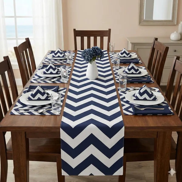 Cotton_Chevron_Printed_Blue_Table_Runner_With_Place_Mat_and_Napkin-Dining_&_Center_Table_for_Decoration_and_Party