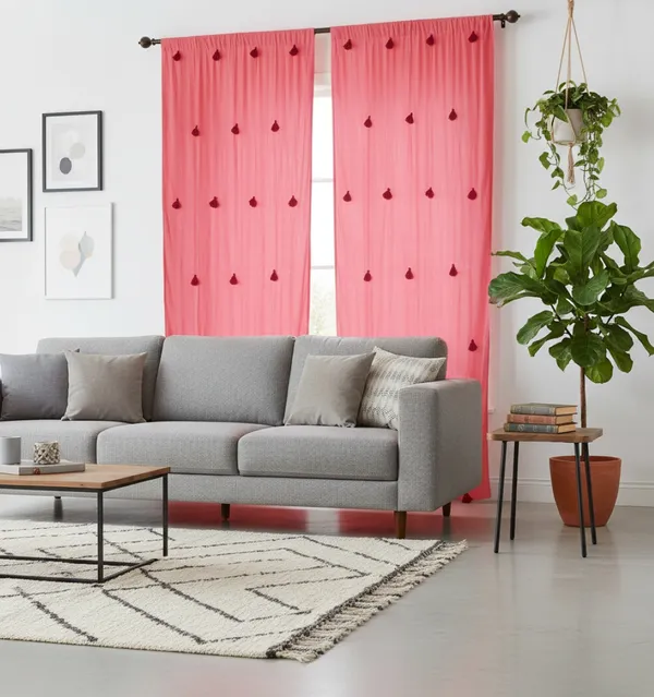 Pack_of_2_Cotton_Redish_Sheer_Merit_Tassel_Collection_Curtain_Set_for_Window_and_Door
