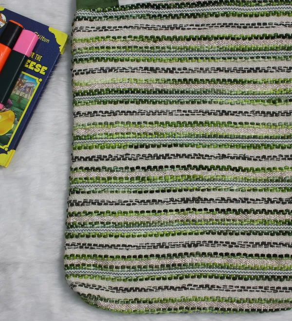 Pack_of_1_Piece_Premium_Cotton_Grey_Stripe_Villa_Collection_Crossbody_Messenger_Shoulder_Bag_for_Women,_Men,_Girl_&_Boy