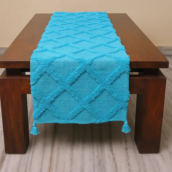 Pack_of_1_Piece_Cotton_Tufted_Harmony_Collection_Table_Runner-For_Dining_&_Center_Table