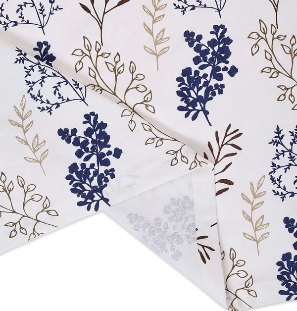 Pack_of_3_Pieces_Cotton_French_Navy_Blue_Bloom_Bliss_Printed_Collection_Eyelet_Curtain_Set_For_Bedroom_and_Living_Room