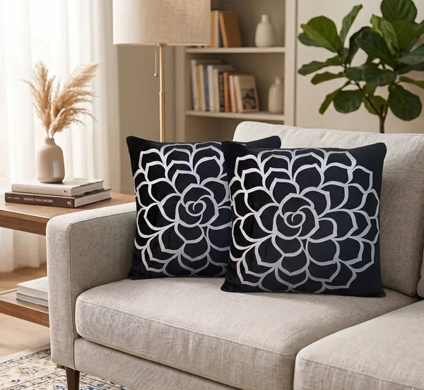 Pack_of_2_Pieces_Black_Cotton_Velvet_Rose_Print_Collection_Cushion_Cover_for_Living_Room_and_Bedroom