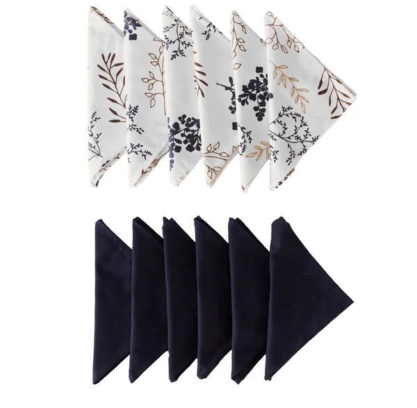 Pack_of_12_Pieces_Cotton_Blue_Blossom_Bliss_Printed_and_Plain_Napkin_Set_for_Dining_and_Kitchen