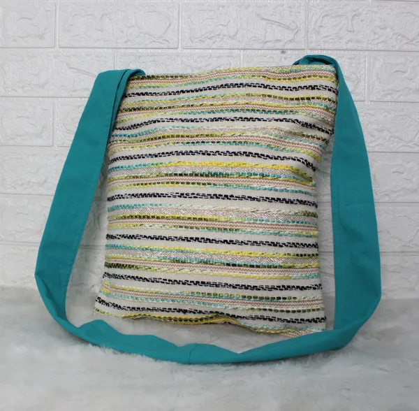 Pack_of_1_Piece_Premium_Cotton_Aqua_Stripe_Villa_Collection_Crossbody_Messenger_Shoulder_Bag_for_Women,_Men,_Girl_&_Boy