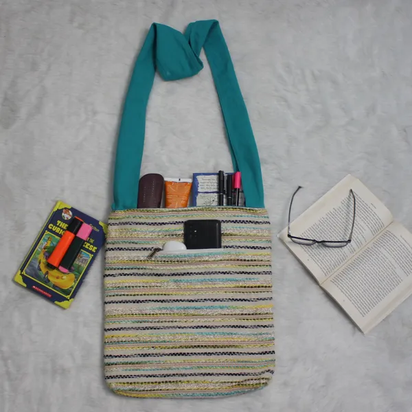 Pack_of_1_Piece_Premium_Cotton_Aqua_Stripe_Villa_Collection_Crossbody_Messenger_Shoulder_Bag_for_Women,_Men,_Girl_&_Boy