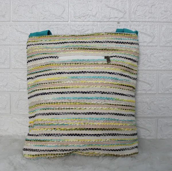 Pack_of_1_Piece_Premium_Cotton_Aqua_Stripe_Villa_Collection_Crossbody_Messenger_Shoulder_Bag_for_Women,_Men,_Girl_&_Boy