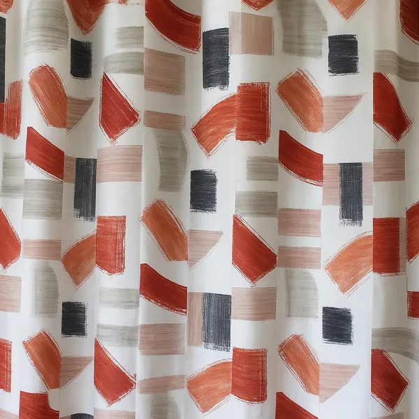 Pack_of_2_Pieces_Polyester_Maroon_Geometry_Abstract_Digital_Print_Eyelet_Curtain_Set_For_Bedroom_and_Living_Room