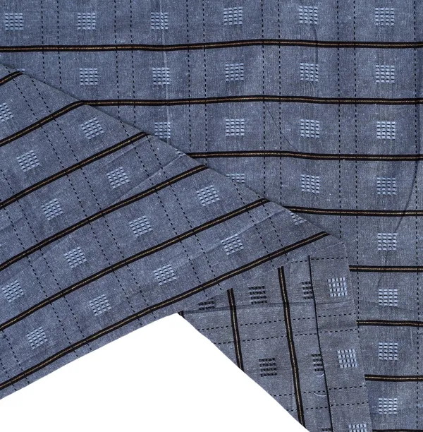 Pack_of_2_Cotton_Steel_Grey_Check_Reflection_Collection_Eyelet_Curtainfor_Window_and_Door