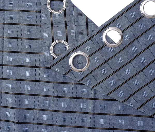 Pack_of_2_Cotton_Steel_Grey_Check_Reflection_Collection_Eyelet_Curtainfor_Window_and_Door