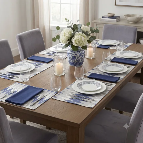 Pack_of_18_Pieces_Cotton_Blue_Grey_Ternion_Printed_Place_Mat_and_Napkin_Set_for_Dinning_and_Center_Table