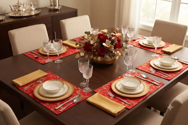 Pack_of_18_Pieces_Cotton_Red_Gold_Printed_Place_Mat_With_Napkin_for_Dining_and_Center_Table