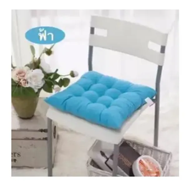 Pack_of_1_Piece_Cotton_Turqouise_Soild_Chair_Pad_for_Chair_&_Floor