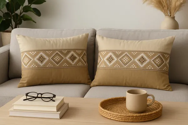Pack_of_2_Pieces_Cotton_Beige_Mesh_Jacquard_Collection_Cushion_Cover_for_Living_Room_and_Bedroom