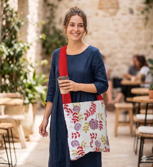 Pack_of_1_Piece_Cotton_Red_Big_Leaf_Printed_Collection_Crossbody_Messenger_Bag_for_Women,_Men,_Girl_&_Boy