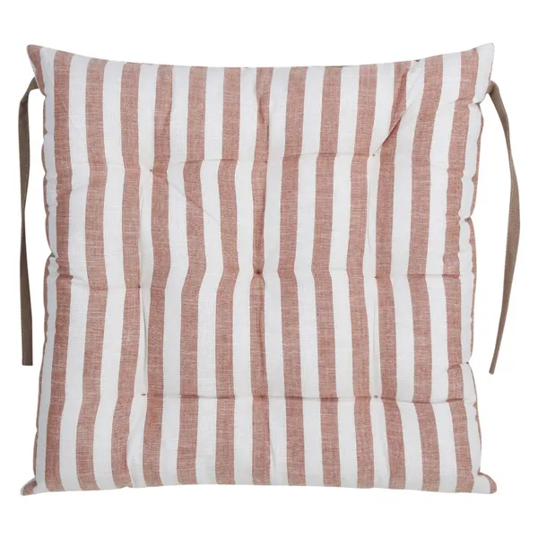 Pack_of_1_Piece_Cotton_Beige_Stripe_Chair_Pad_for_Chair_&_Floor