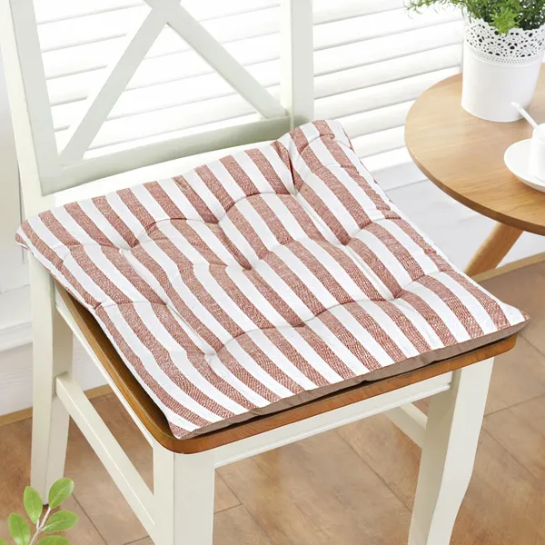Pack_of_1_Piece_Cotton_Beige_Stripe_Chair_Pad_for_Chair_&_Floor